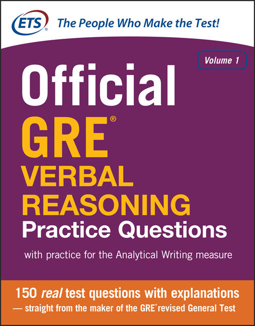 Official Gre Verbal Reasoning Practice Questions