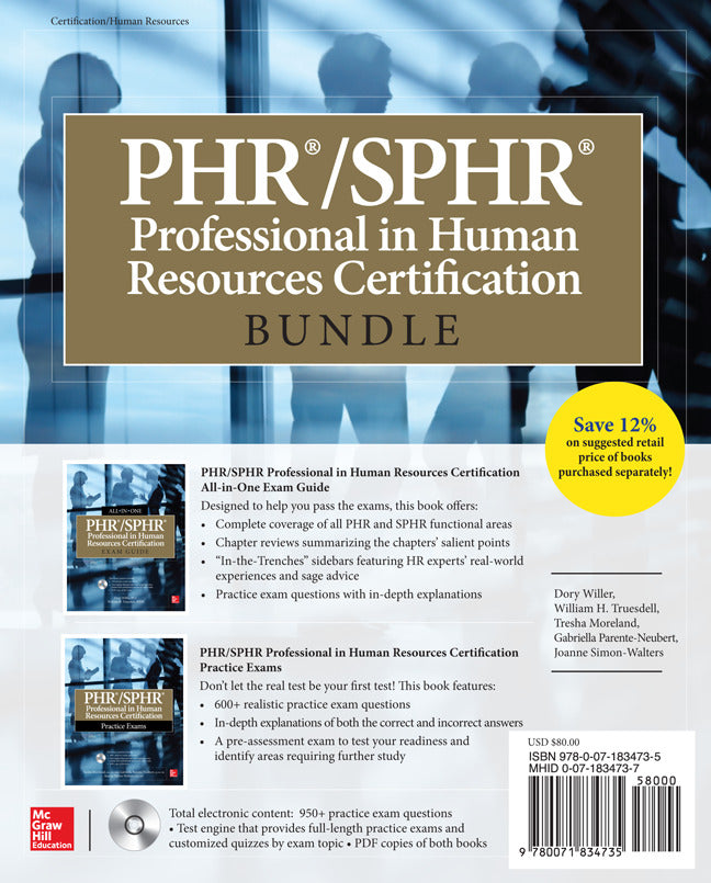 Phr Sphr Professional In Human Resources Certification Bundle