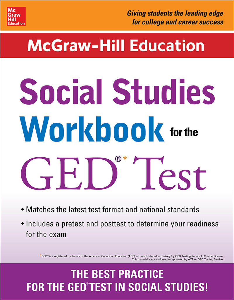 Mcgraw Hill Education Social Studies Workbook For The Ged Test