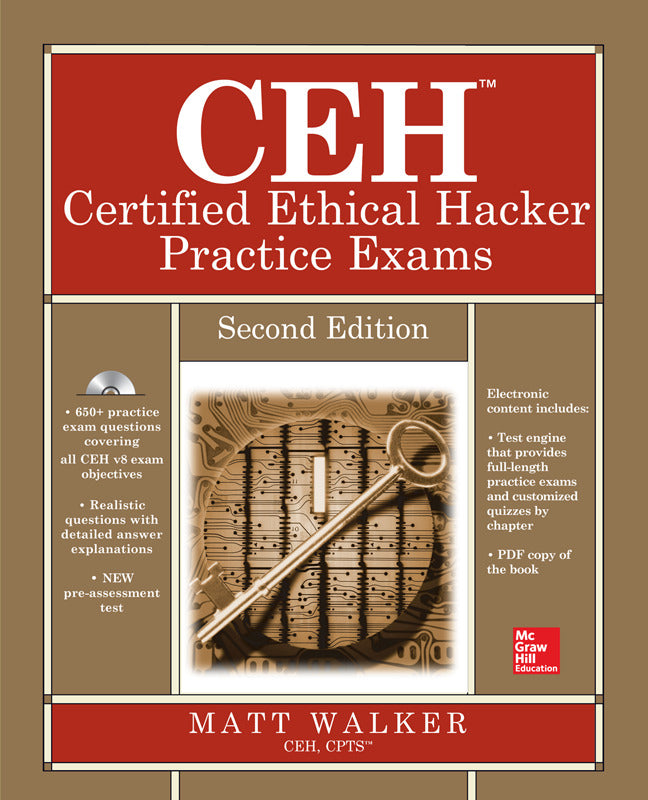 Ceh Certified Ethical Hacker Practice Exams Second Edition 2e