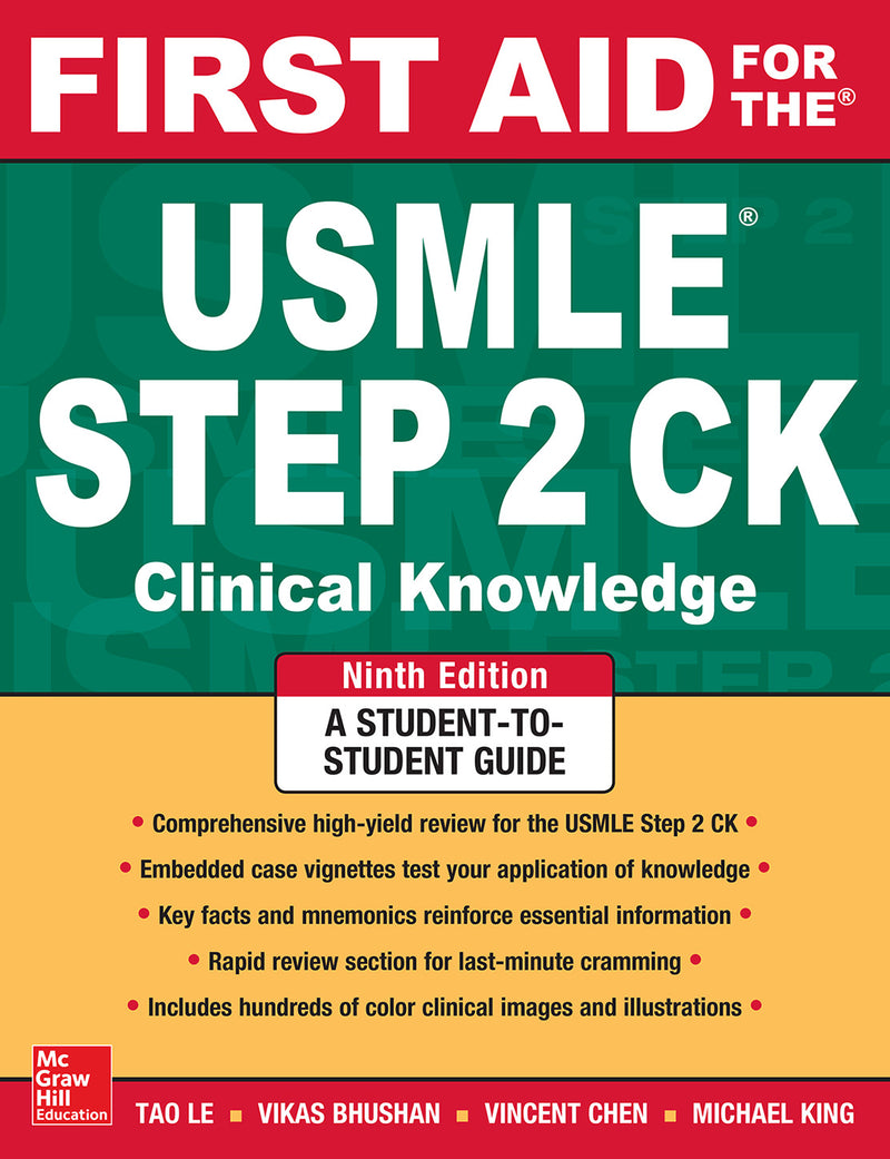 First Aid For The Usmle Step 2 Ck Ninth Edition 9e