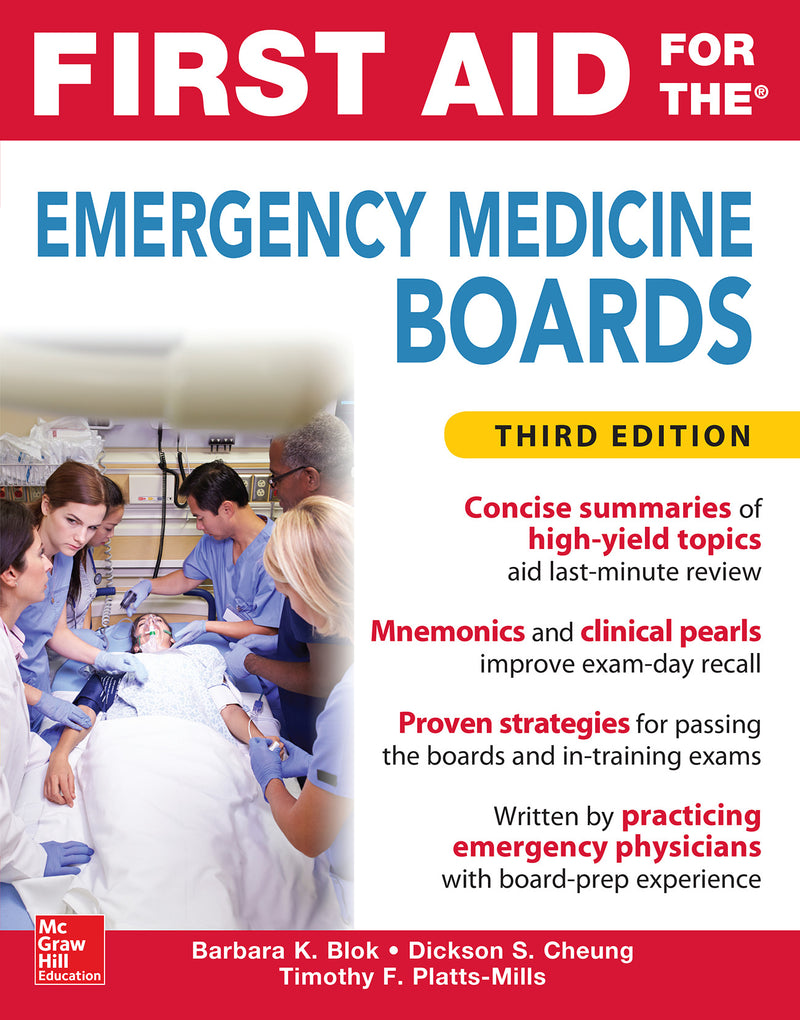 First Aid For The Emergency Medicine Boards Third Edition 3e