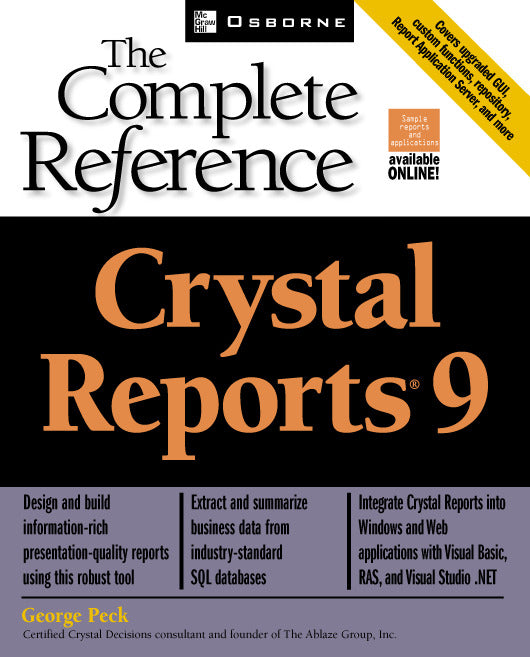 Crystal Reportsr 9 The Complete Reference