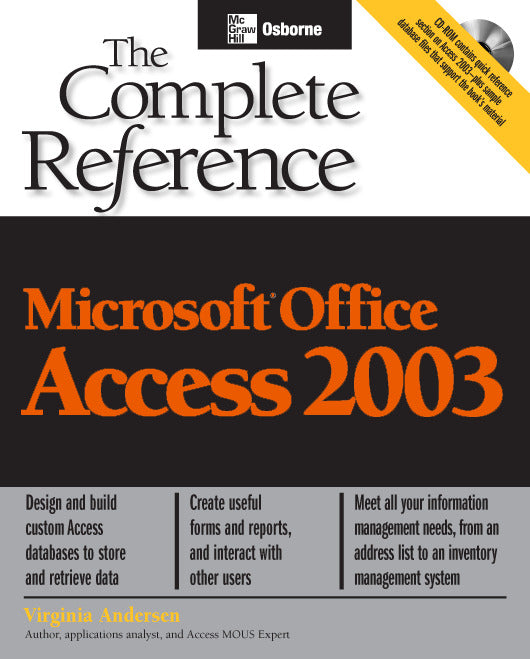 Microsoft Office Access 2003 The Complete Reference 2e
