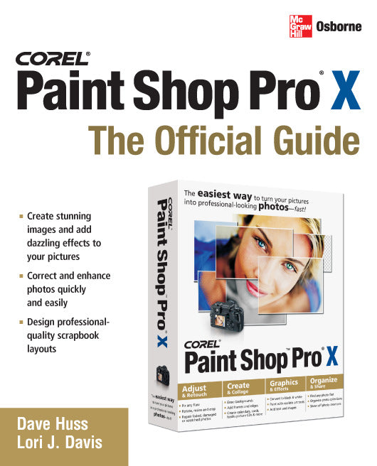 Corel Paint Shop Pro X The Official Guide