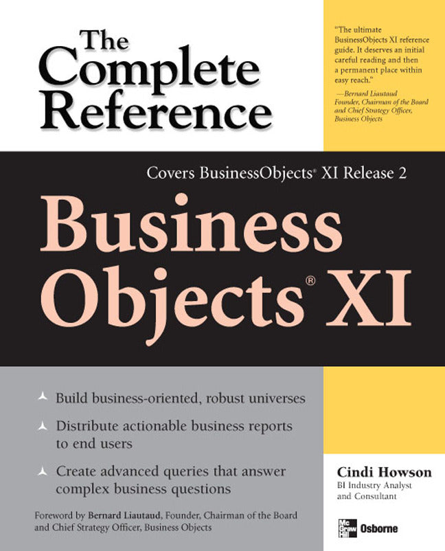 Businessobjects Xi Release 2 The Complete Reference