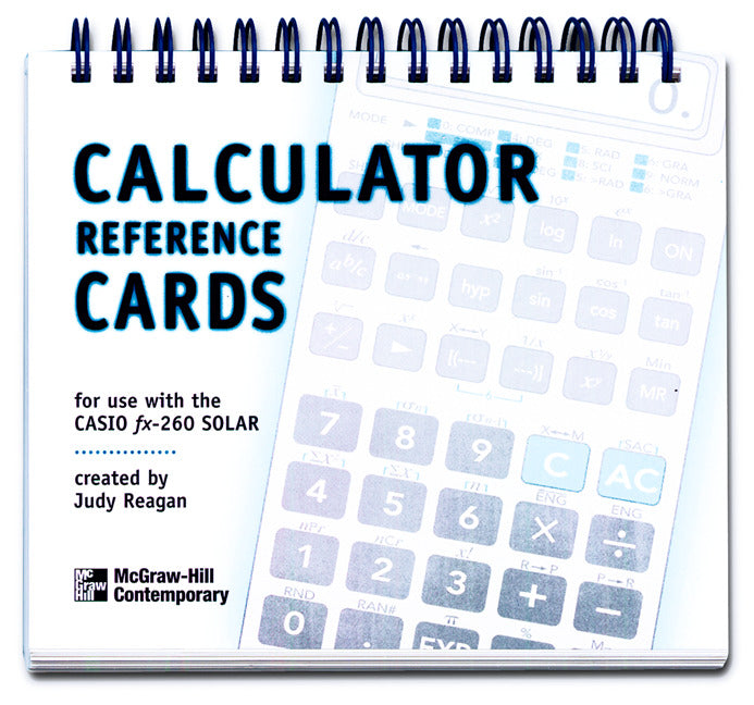 Calculator Reference Cards For The Casio Fx 260
