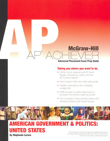 Ap Achiever Advanced Placement* Exam Preparation Guide For Ap Us Government 7e