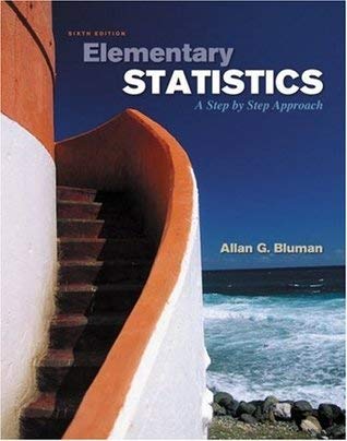 Elementary Statistics: A Step by Step Approach: Sixth [6th] Edition [Hardcover] Bluman, Allan G.