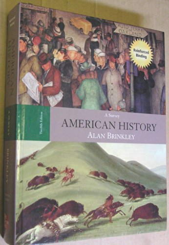 American History: A Survey, 12th Edition (Book & CD-ROM) (A/P US HISTORY) [Hardcover] Brinkley, Alan