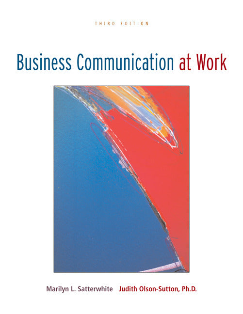 Business Communication At Work With Olc Premium Content Card 3e