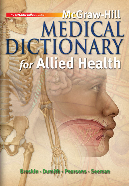 Mcgraw Hill Medical Dictionary For Allied Health W  Student Cd Rom