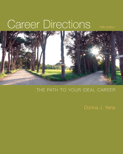 Career Directions The Path To Your Ideal Career 5e