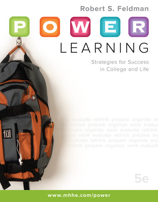 P.o.w.e.r Learning Strategies For Success In College & Life 5e