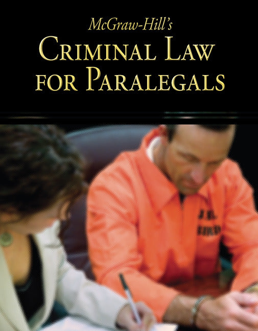 Mcgraw Hills Criminal Law For Paralegals