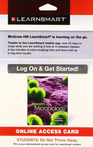 Learnsmart Standalone Access Card For Prescotts Microbiology 9e 9e