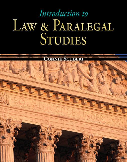 Introduction To Law & Paralegal Studies