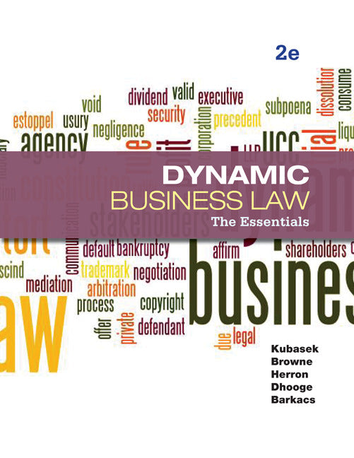 Dynamic Business Law The Essentials 2e
