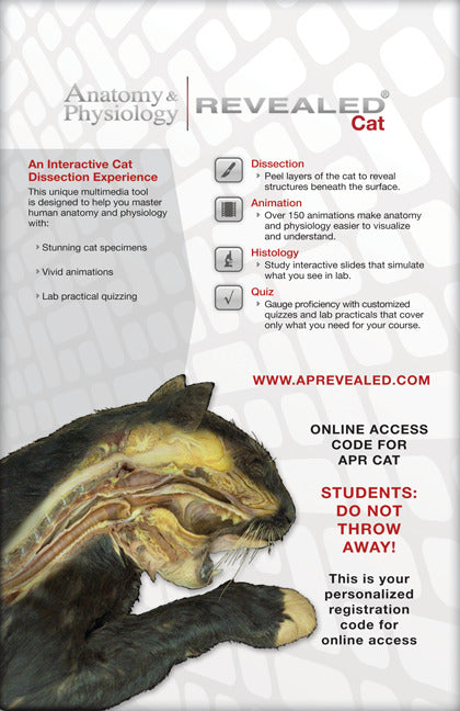 Anatomy & Physiology Revealed Student Access Card Cat Version