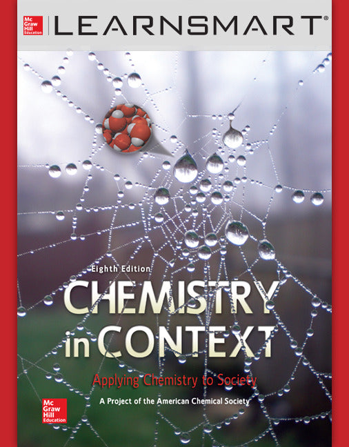 Learnsmart Access Card Stand Alone Chemistry In Context 8e