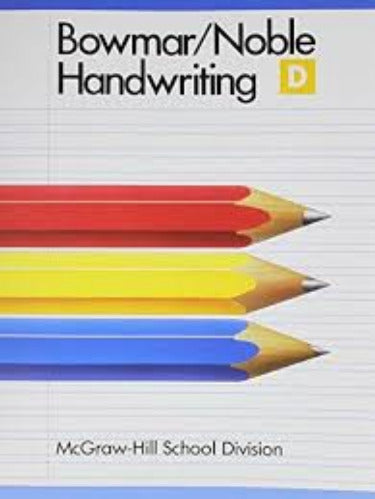 Handwriting Beginner Book D Pupil Edition Sc