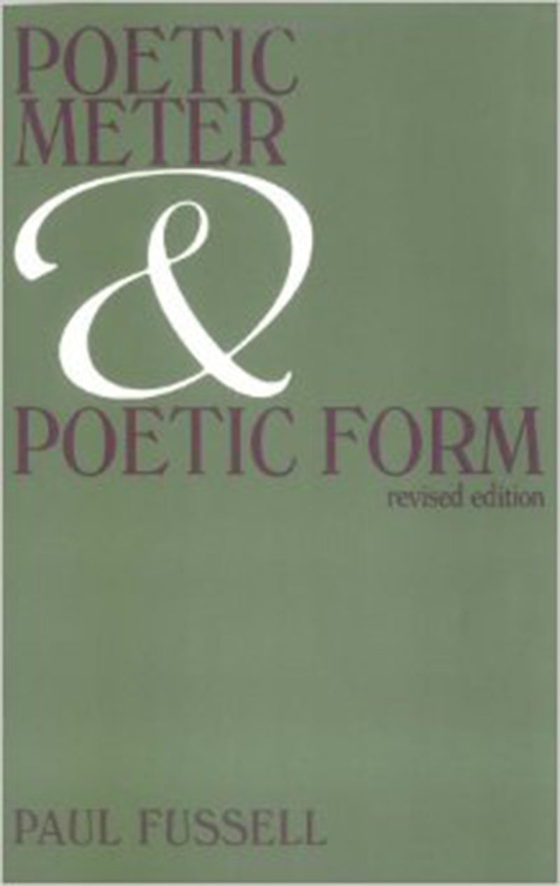 Poetic Meter & Poetic Form