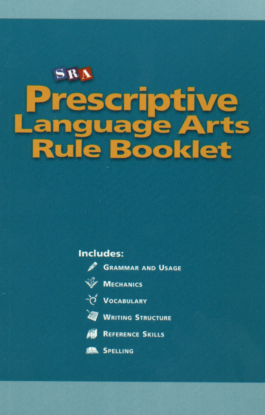 Prescriptive English Language Arts Rule Booklet