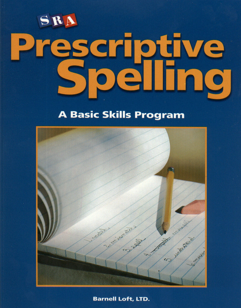 Prescriptive Spelling Student Edition Book C