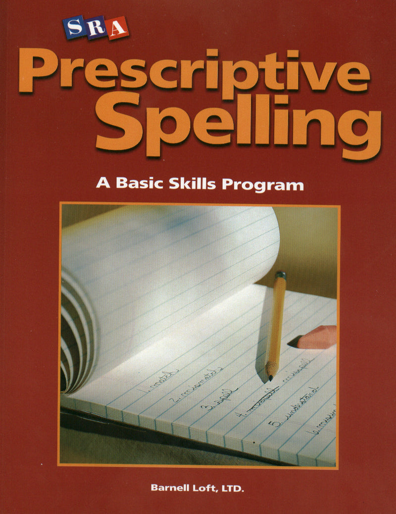 Prescriptive Spelling Student Edition Book D