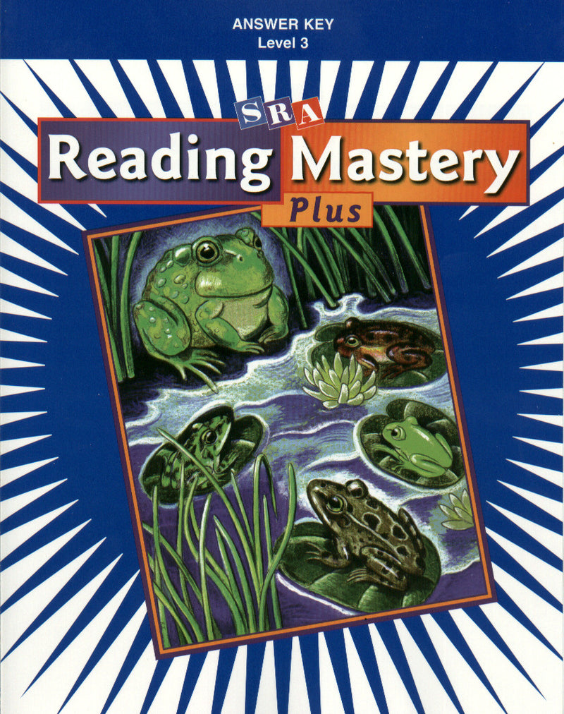 Reading Mastery Plus Grade 3 Additional Answer Key