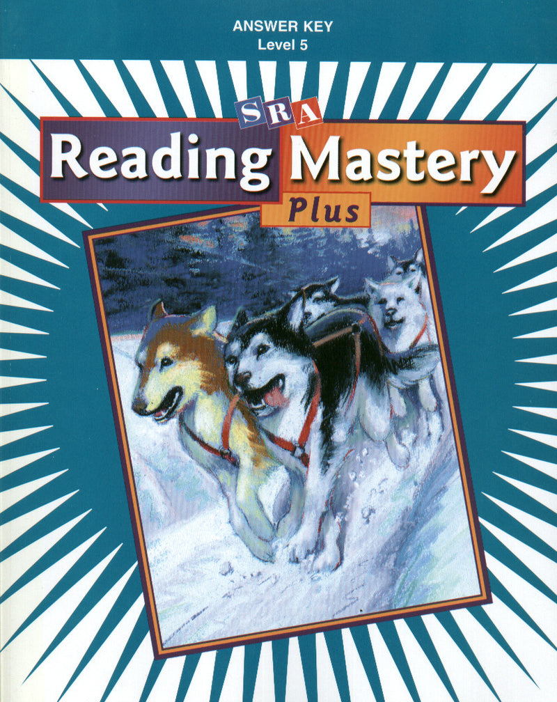 Reading Mastery Plus Grade 5 Additional Answer Key
