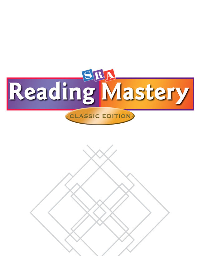 Reading Mastery Classic Level 1 Takehome Workbook C Pkg Of 5