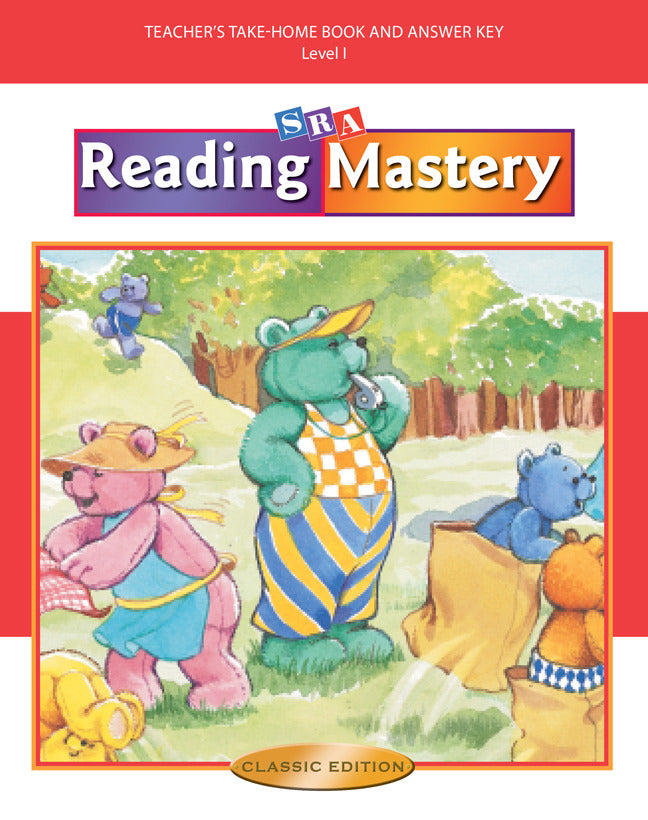 Reading Mastery I 2002 Classic Edition Teacher Edition Take Home Books