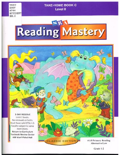 SRA Reading Mastery Take-Home Book C Level II [Unknown Binding] unknown author