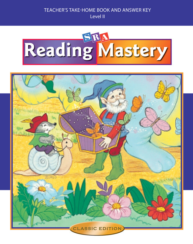 Reading Mastery Ii 2002 Classic Edition Teacher Edition Of Take Home Books