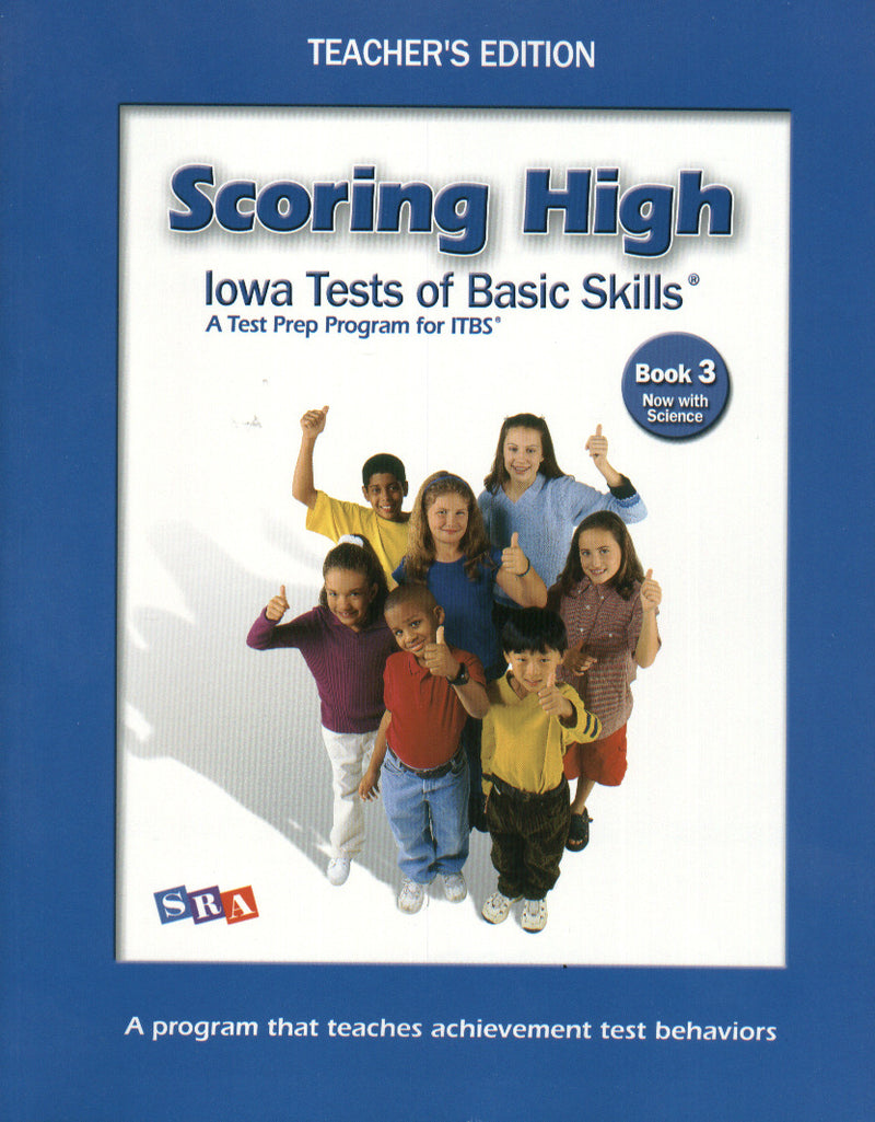 Scoring High On The Itbs Teacher Edition With Level Poster Grade 3