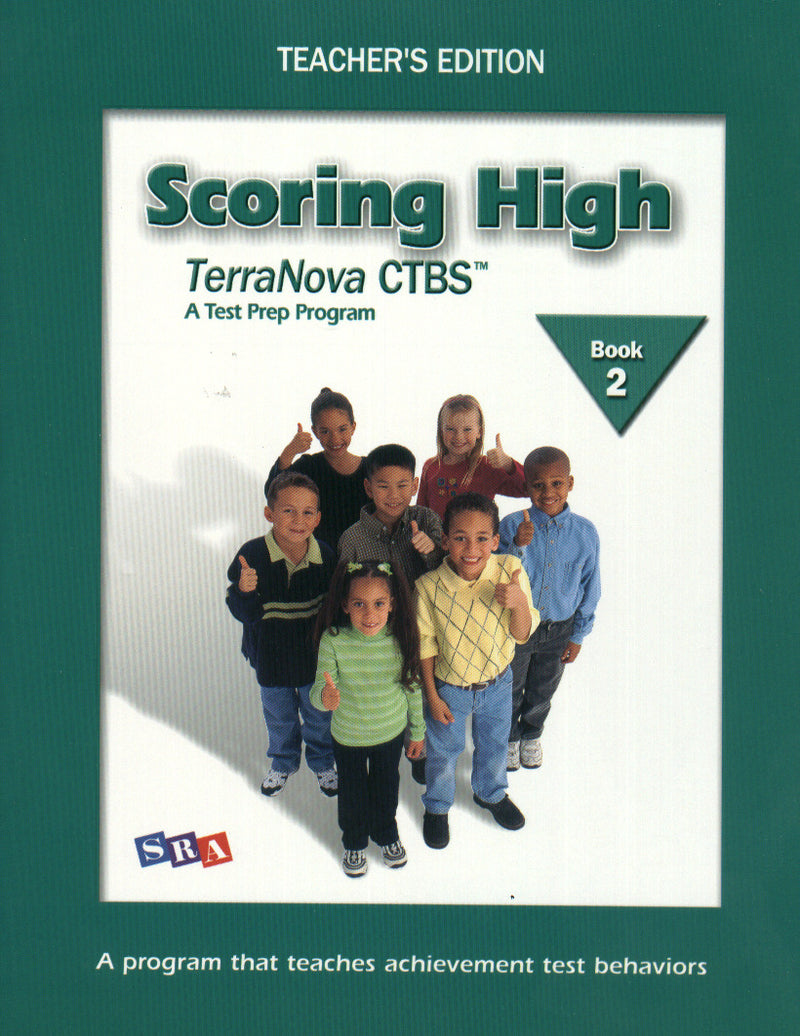 Scoring High On The Terranova Ctbs Teachers Edition With Poster Grade 2