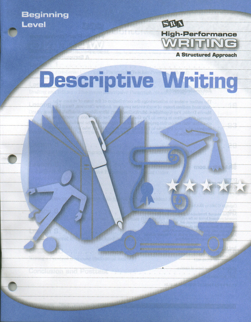 High Performance Writing Beginning Level Descriptive Writing
