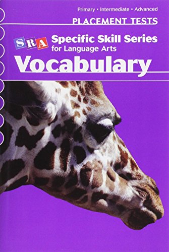 Specific Skill Series For Language Arts Placement Test Vocabulary