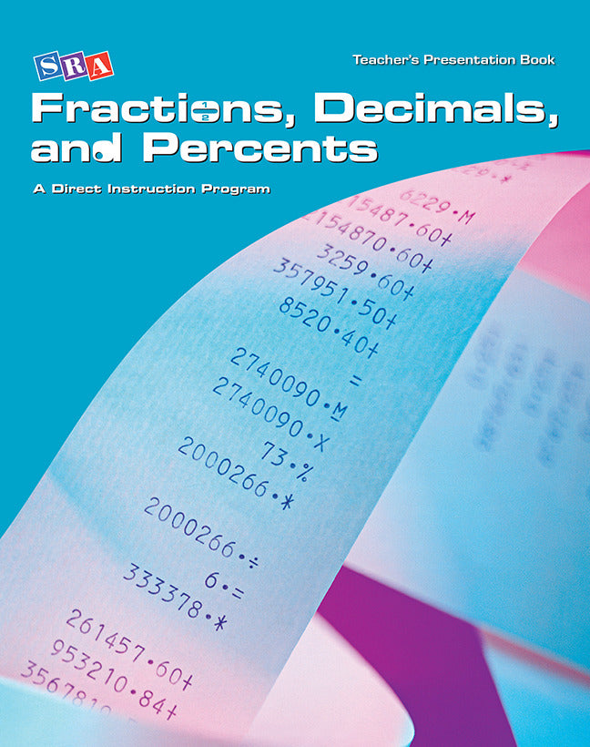Corrective Mathematics Fractions Decimals & Percents Teacher Materials