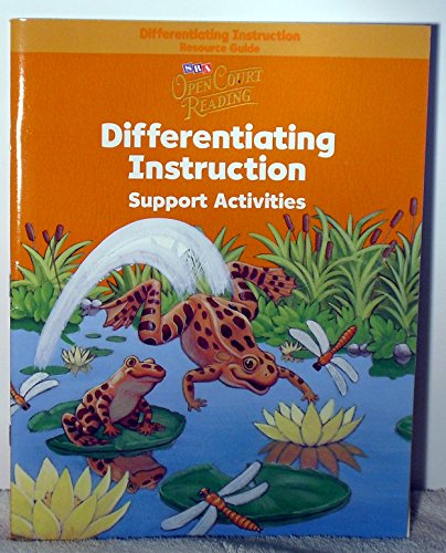 Open Court Reading Differentiating Instruction Support Activities, Grade 1 [Unknown Binding] unknown author