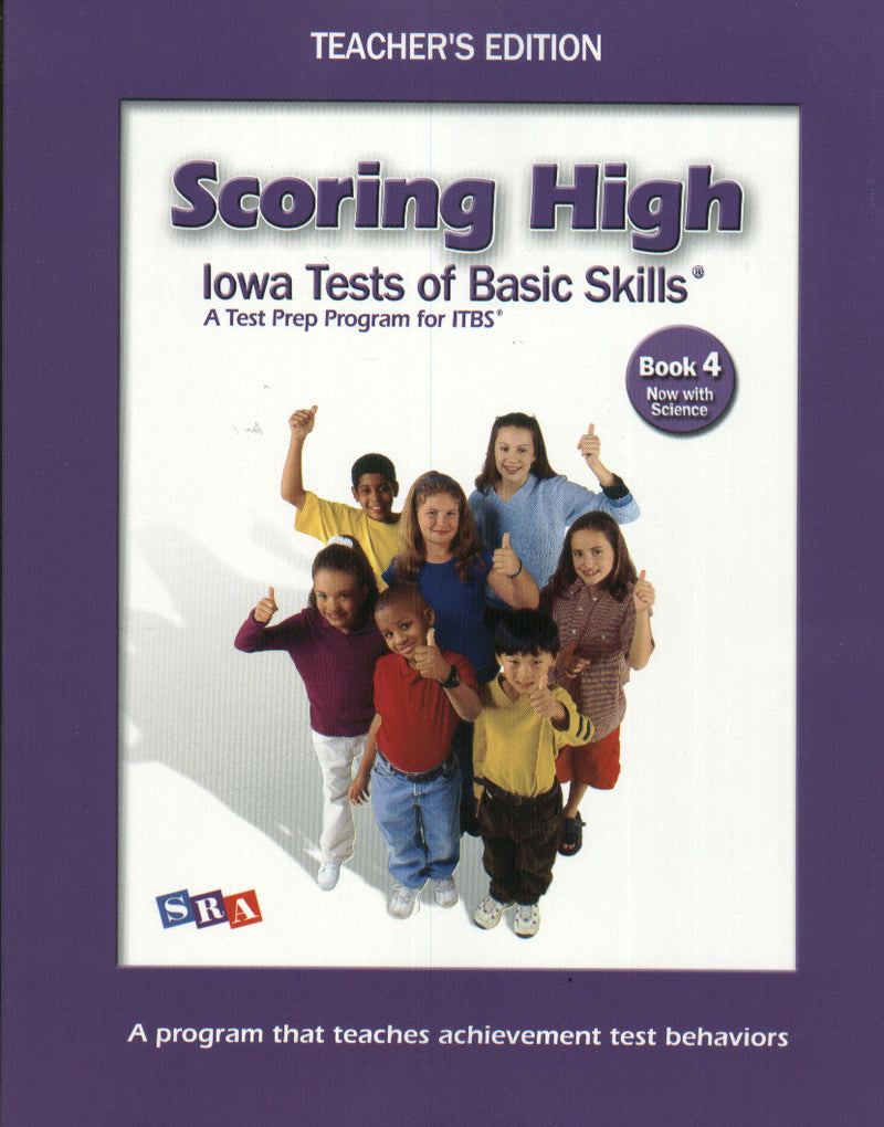 Scoring High On The Itbs Teachers Edition With Poster Grade 4 4e