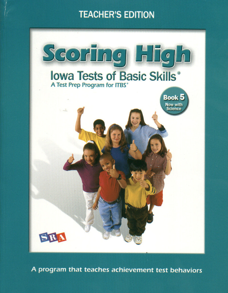 Scoring High On The Itbs Teachers Edition With Poster Grade 5 4e