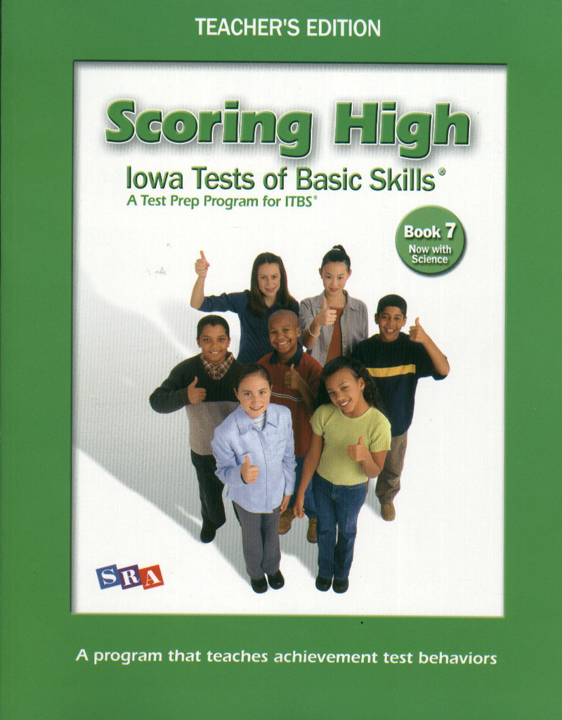 Scoring High On The Itbs Teachers Edition With Poster Grade 7 4e