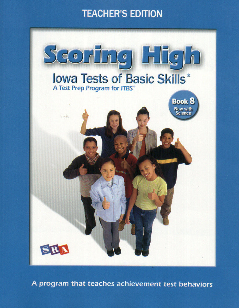 Scoring High On The Itbs Teachers Edition With Poster Grade 8 4e
