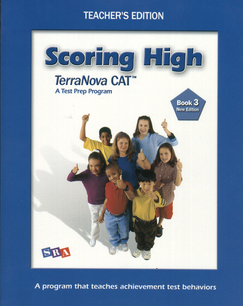Scoring High On The Terranova Cat Teacher Edition Grade 3 3e