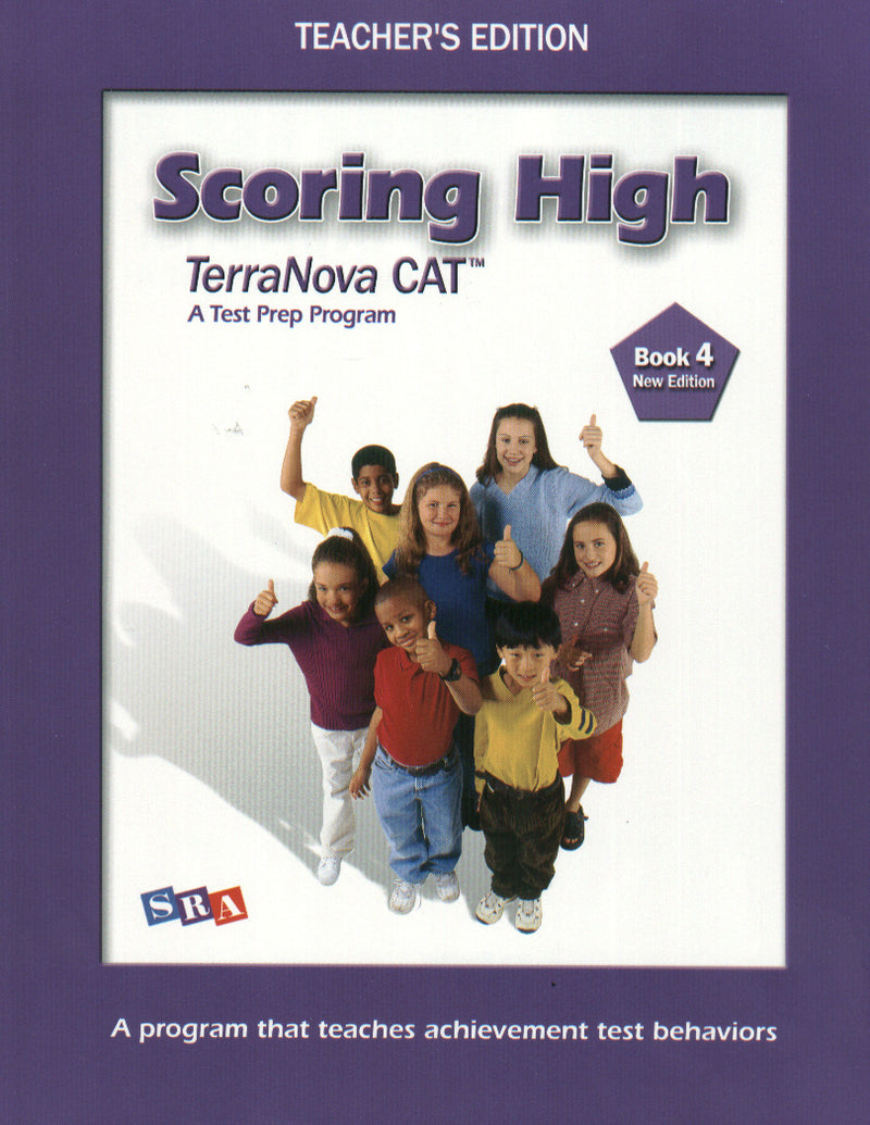Scoring High Terra Nova Cat Teacher Edition Grade 4 3e