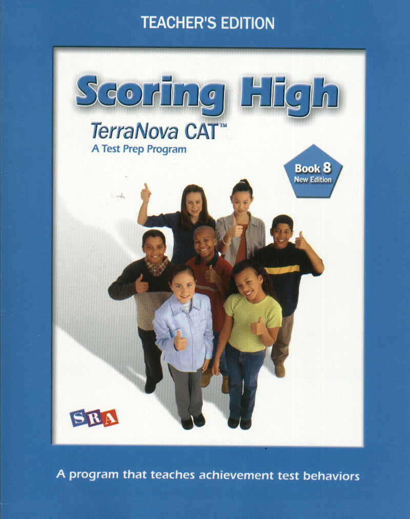 Scoring High Terra Nova Cat Teacher Edition Grade 8 3e