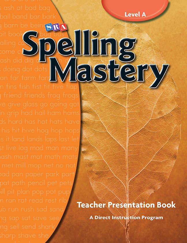 Spelling Mastery Level A Teacher Materials 4e