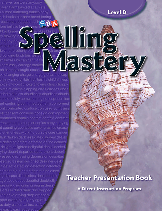 Spelling Mastery Level D Teacher Materials 4e